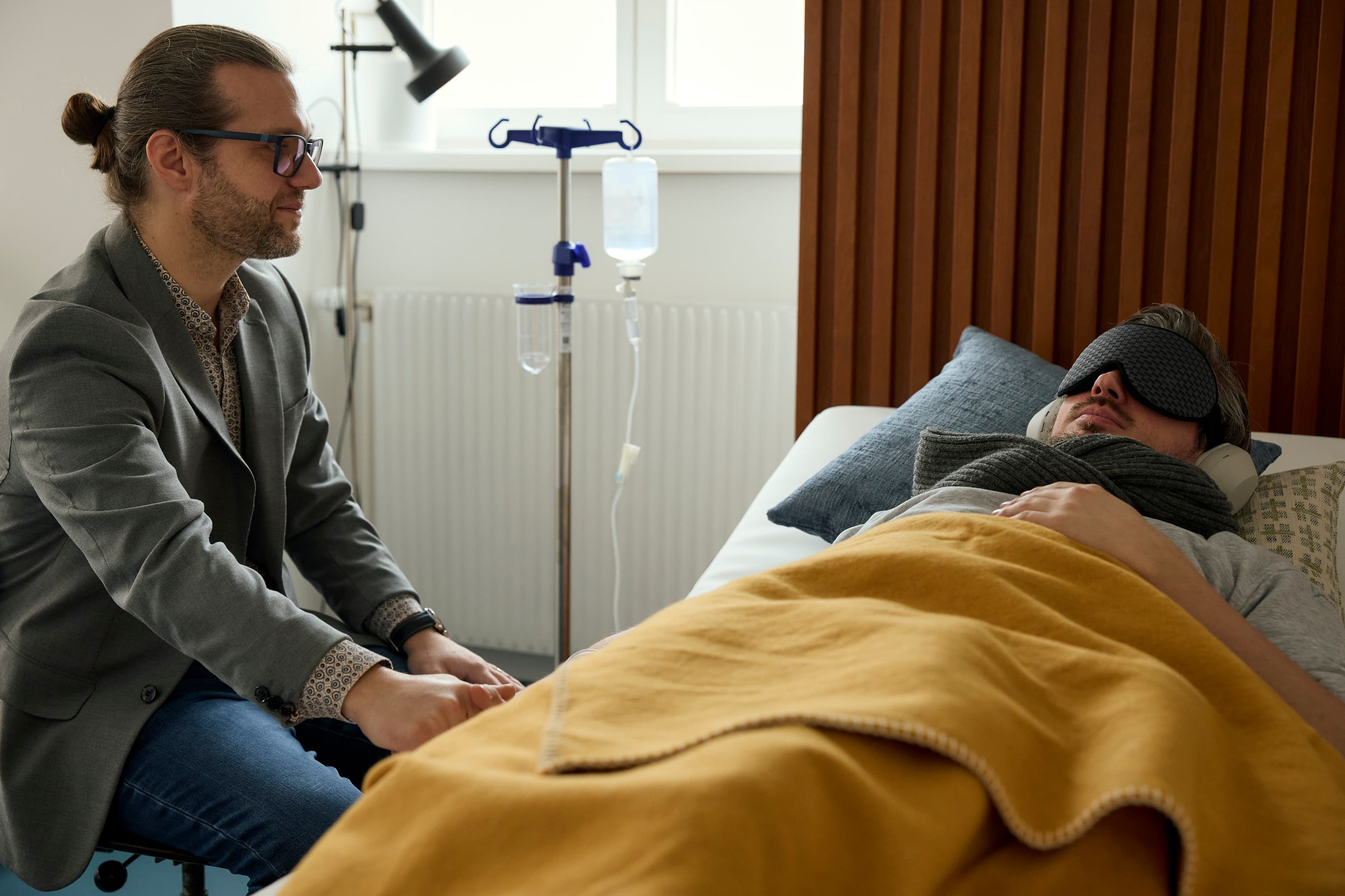 Behandlungsraum mit Infusionstherapie